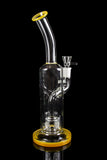 "Throwin' That Neck" Stemless Water Pipe with Seed of Life Perc