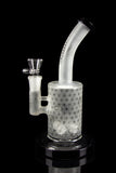 "Mildred" Fancy and Frosted Bent Neck Water Pipe