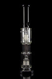 "Morpheus" Double Matrix Water Pipe with Black Accents