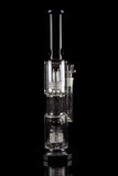 "Morpheus" Double Matrix Water Pipe with Black Accents