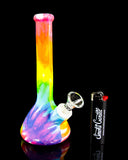 BONGS USA Tie Dye Silicone Bong