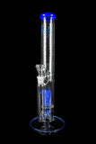 Envy Glass 17" Straight Tube with Dual Colored Pop Rocks Perc