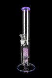 Envy Glass 17" Straight Tube with Dual Colored Pop Rocks Perc