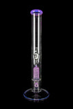 Envy Glass 17" Straight Tube with Dual Colored Pop Rocks Perc