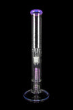 Envy Glass 17" Straight Tube with Dual Colored Pop Rocks Perc
