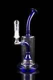 "Blue Rage" Showerhead Perc Dab Rig