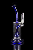 "Blue Rage" Showerhead Perc Dab Rig