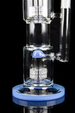 "Morpheus" Double Matrix Water Pipe with Black Accents