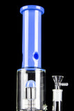 "Morpheus" Double Matrix Water Pipe with Black Accents