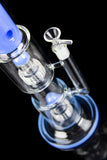 "Morpheus" Double Matrix Water Pipe with Black Accents