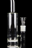 Tall Bent Neck Double Disc Perc Water Pipe
