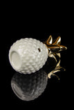 Art of Smoke Gilded Pineapple Ceramic Hand Pipe