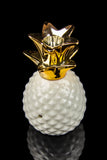 Art of Smoke Gilded Pineapple Ceramic Hand Pipe
