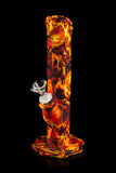 BONGS USA Flaming Skulls Silicone Water Pipe