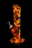 BONGS USA Flaming Skulls Silicone Water Pipe