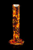 BONGS USA Flaming Skulls Silicone Water Pipe