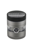 Kannastor 2.2" Gunmetal Jar Body Multi Chamber 4pc Grinder