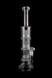 Vodka Glass Vallure Triple Matrix Perc Water Pipe