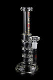 Vodka Glass Sapphero Triple Turbine Perc Water Pipe
