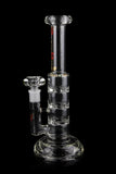 Vodka Glass Sapphero Triple Turbine Perc Water Pipe