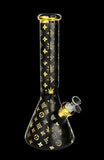 Metallic Floral Diamond Water Pipe