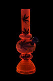 Mini Acrylic Bubble Water Pipe with Grinder Base
