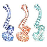 The "Candycane" Rasta Striped Mini Bubbler