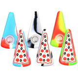 Pizza Slice Silicone Hand Pipe with Glass Bowl
