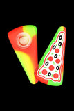 Pizza Slice Silicone Hand Pipe with Glass Bowl
