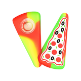 Pizza Slice Silicone Hand Pipe with Glass Bowl