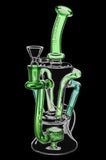 Pulsar 4-Tube Recycler Water Pipe - Assorted Colors
