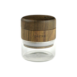 Walnut Wood Top GR8TR Grinder with Glass Jar