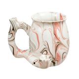Roast & Toast Premium Marbled Ceramic Pipe Mug