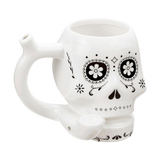 Roast & Toast "Sugar Skull" Ceramic Pipe Mug