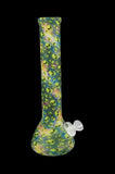 "Chemiluminescence" Glow in the Dark Psychedelic Silicone Bong
