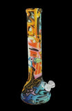 "Chemiluminescence" Glow in the Dark Psychedelic Silicone Bong