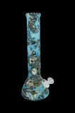 "Chemiluminescence" Glow in the Dark Psychedelic Silicone Bong