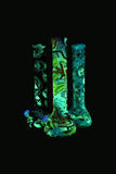 "Chemiluminescence" Glow in the Dark Psychedelic Silicone Bong