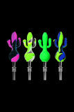 Silicone Cactus Dab Straw Collector