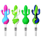 Silicone Cactus Dab Straw Collector