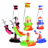 Silicone Dual Chamber Modular Glass Bong