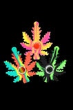 Silicone Hemp Leaf Hand Pipe
