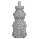Silicone Honey Bear Skeleton Bubbler Water Pipe