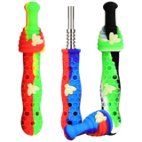 Silicone UV Honeybee Vapor Straw with Cap