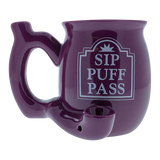 Sip Puff Pass Ceramic Mug Pipe