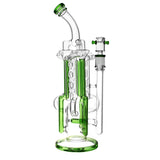 The "Space Station" Recycler Water Bong with Inline Perc