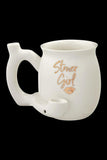 Stoner Girl Petite Ceramic Mug Pipe