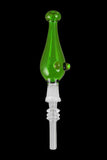 Portable Glass Dab Straw with Quartz Tip