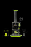 Evolution Squall Glass Hybrid Double Perc Dab Rig