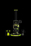 Evolution Super Cell Straight Hybrid Dab Rig with Tire Perc